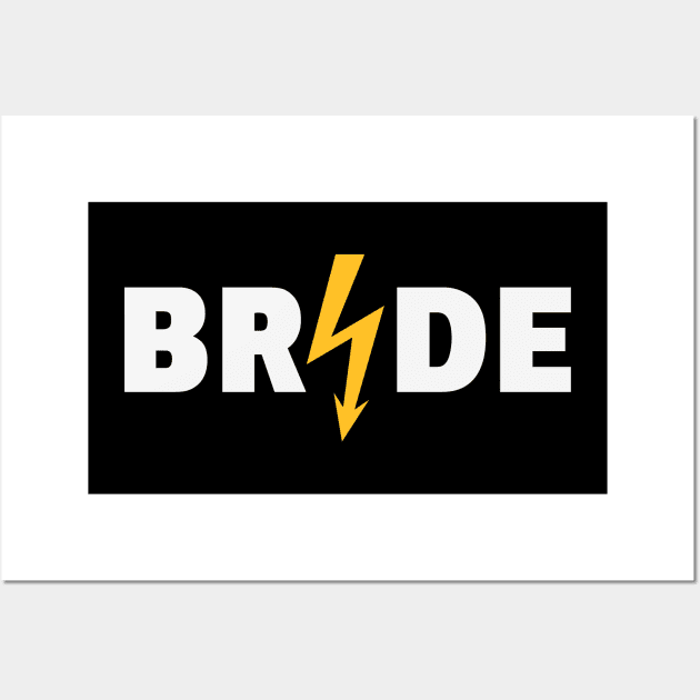 Bride Flash (Hen Night / Bachelorette Party / 2C / NEG) Wall Art by MrFaulbaum